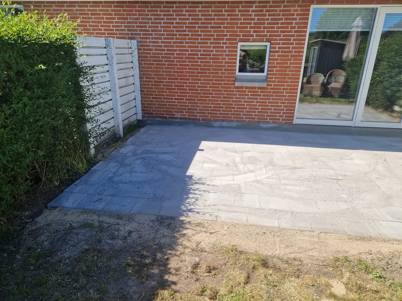Terrasse ved baghave